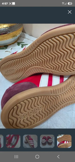 Zapatillas Adidas Rojas y Marrones Nuevas