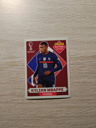 Extra Sticker Mbappé Mundial Qatar 2022