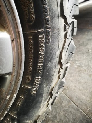4 Llantas + 4 neumaticos BFGoodrich All-Terrain