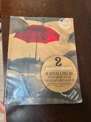 Matemáticas aplicadas a las Ciencias Sociales I...