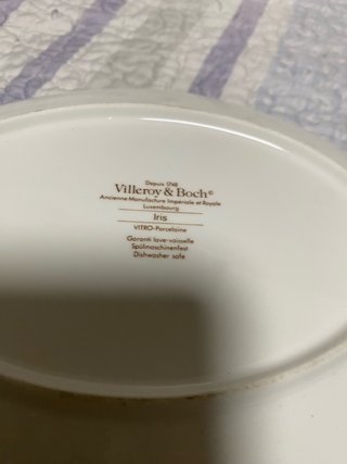 Lote Vajilla Villeroy & Boch Modelo Iris