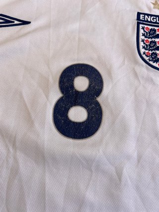 Camiseta Inglaterra Lampard 8 Umbro 2005-2007