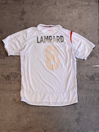Camiseta Inglaterra Lampard 8 Umbro 2005-2007