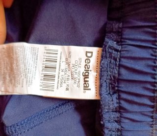 Pantalones cortos Desigual mujer verano azul