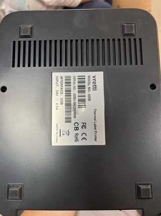 Impresora de Etiquetas vretti 4x6 USB