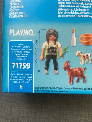 Playmobil Mujer con Cabras 71759