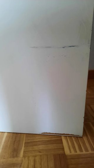 Cabecero Flaxa Ikea Blanco/Rojo
