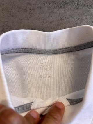 Polo Nike Sport Blanco Vintage 2000s Retro