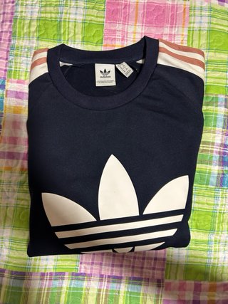 Sudadera Adidas Azul Talla M