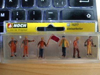Figuras H0 NOCH Gleisarbeiter 15277