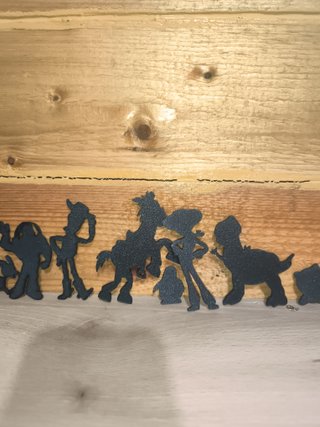 Decoración pared Toy Story 3D