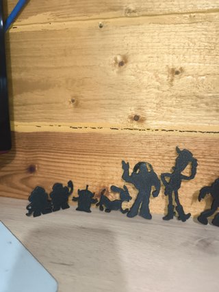 Decoración pared Toy Story 3D