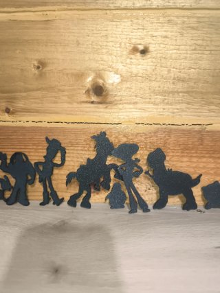 Decoración pared Toy Story 3D