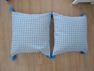 2 Cojines El Corte Inglés,fundas más relleno.45x45