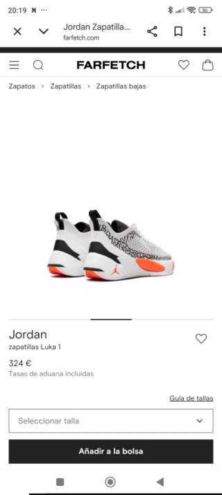 Zapatillas Jordan Luka 1 Negras y Azules