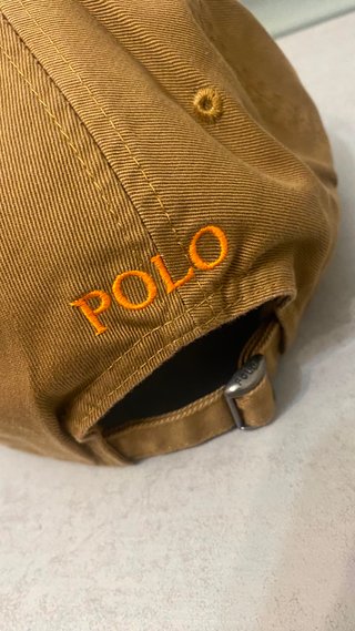 Gorra Ralph Lauren Khaki Naranja