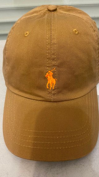 Gorra Ralph Lauren Khaki Naranja
