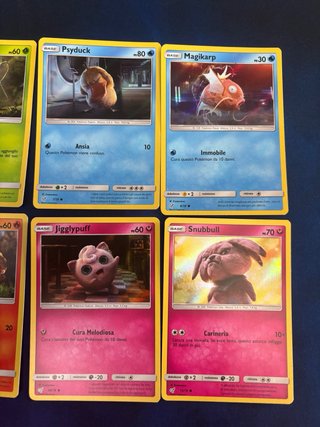 Lotto carte Pokémon Detective Pikachu Holo
