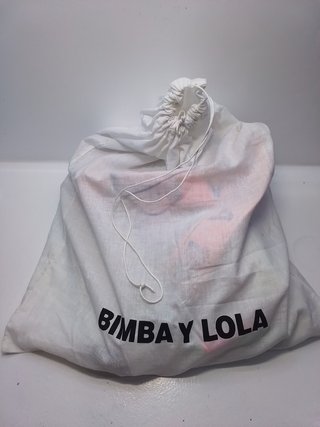 Bolso Bimba y Lola Piel Trapecio Blanco