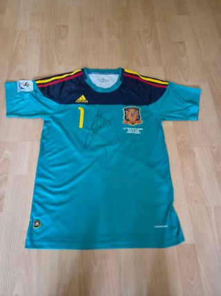 Camiseta España Firmada por Iker Casillas