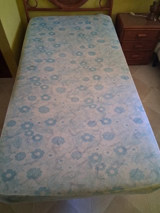 Pack 2 camas 90x190 cm. Somier+colchón (Daimuz)