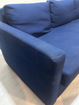 Sofá cama azul