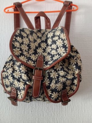 Mochila Bonita Flores Margaritas