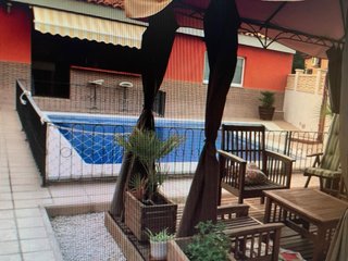 Valla de hierro para piscina/jardín