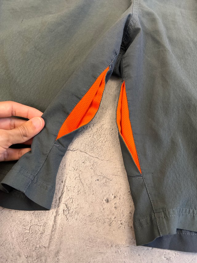 Adidas Short Sport Vintage 2006 Gray/Orange Baggy