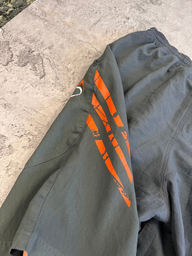 Adidas Short Sport Vintage 2006 Gray/Orange Baggy