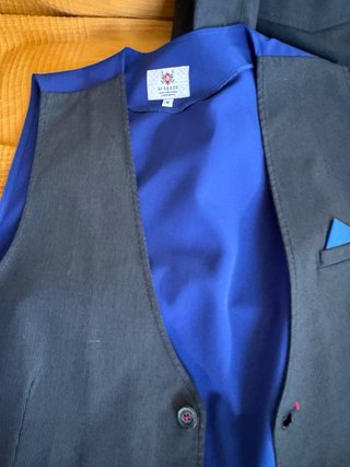 Aragaza Pantalones Gris Rayas Talla 46