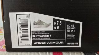 Under Armour Velociti Élite 2 Gris