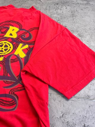 Vintage T-shirt Heavy Weight Red Big Logo Back 90'