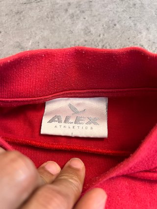 Vintage T-shirt Heavy Weight Red Big Logo Back 90'