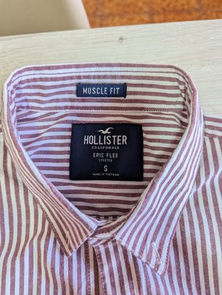 Camicia a righe Hollister