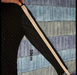 Body nero con strass