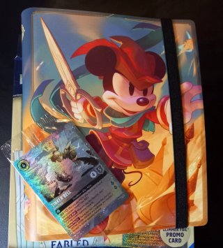 Carpeta lorcana Fabled + Tinker Bell Glimmer Foil