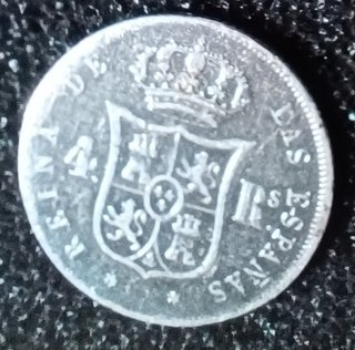 Moneda de Plata Isabel II (1865) - Época Isabelina