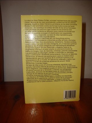 La casa de citas. Alain Robbe-Grillet.