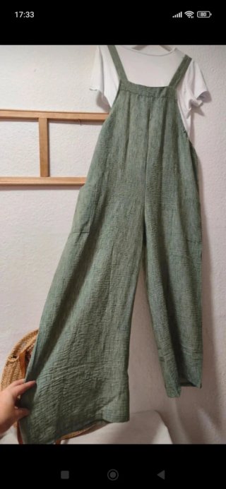 Mono Lino Oversize XXL Verde