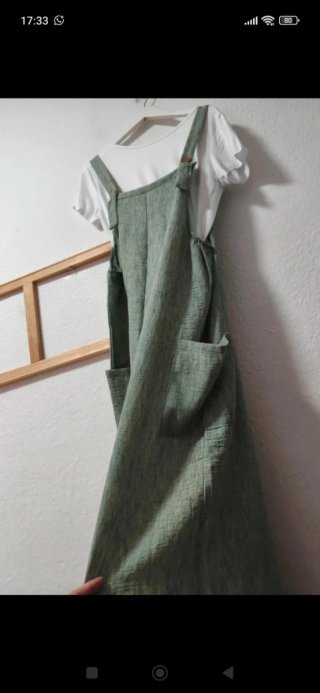 Mono Lino Oversize XXL Verde