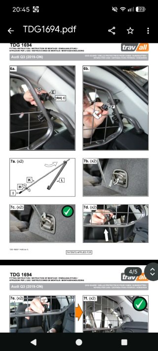 Reja de Carga Travall para Audi Q3