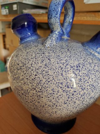 Botijo azul Vintage