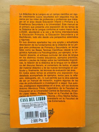 Didáctica de la lengua para la enseñanza primar...