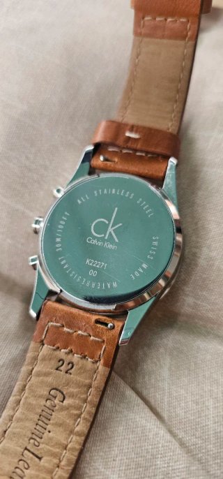 Reloj Calvin Klein CK Cronógrafo blanco/Plata