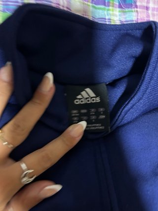 Chaqueta Adidas Azul y Gris
