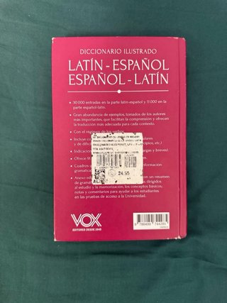 Diccionario ilustrado latín-español/ español-latín