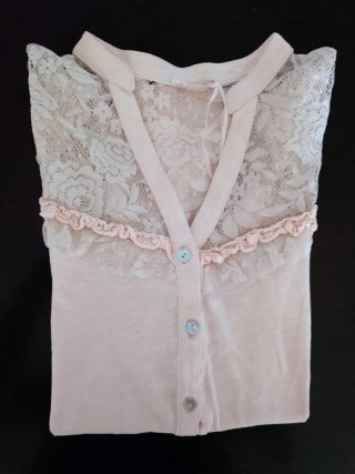 Blusa Stradivarius Beige Talla S