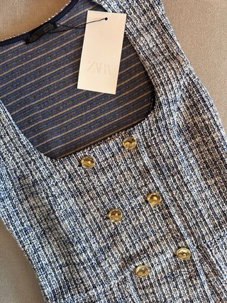 Chaleco zara tweed