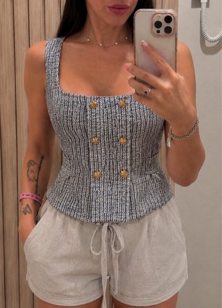 Chaleco zara tweed